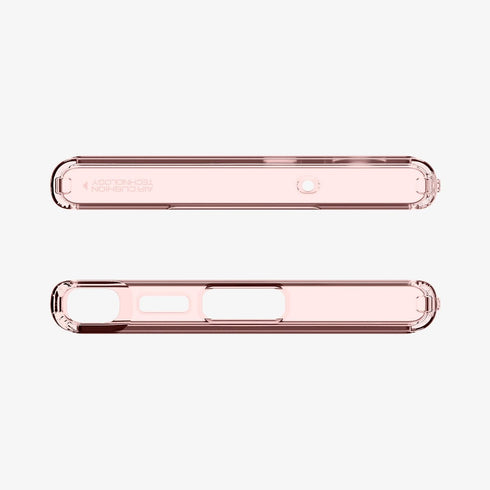 ACS05617 - Galaxy S23 Ultra Case Ultra Hybrid in crystal clear showing the back